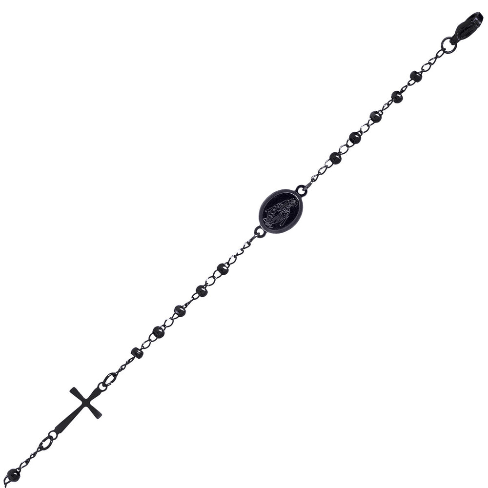 Bönband i stål, armband 3 mm – Ninja.fi