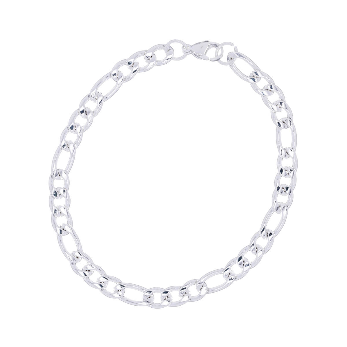 Figaro steel chain bracelet 22cm (Steel 316L)