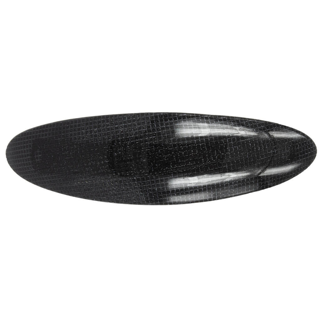 Glittrande oval hårklämma