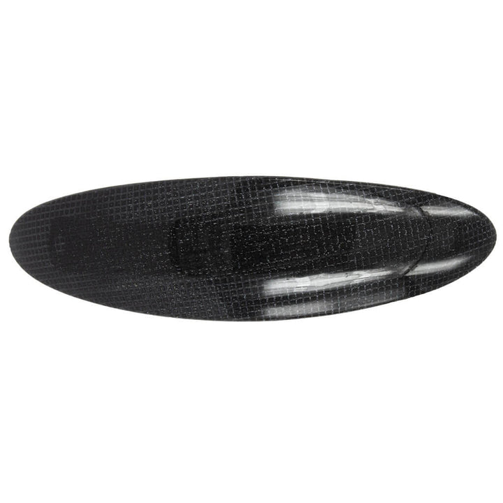 Glittrande oval hårklämma