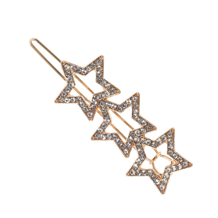 Rhinestone Star Hair Buckle 6,4 cm 1st