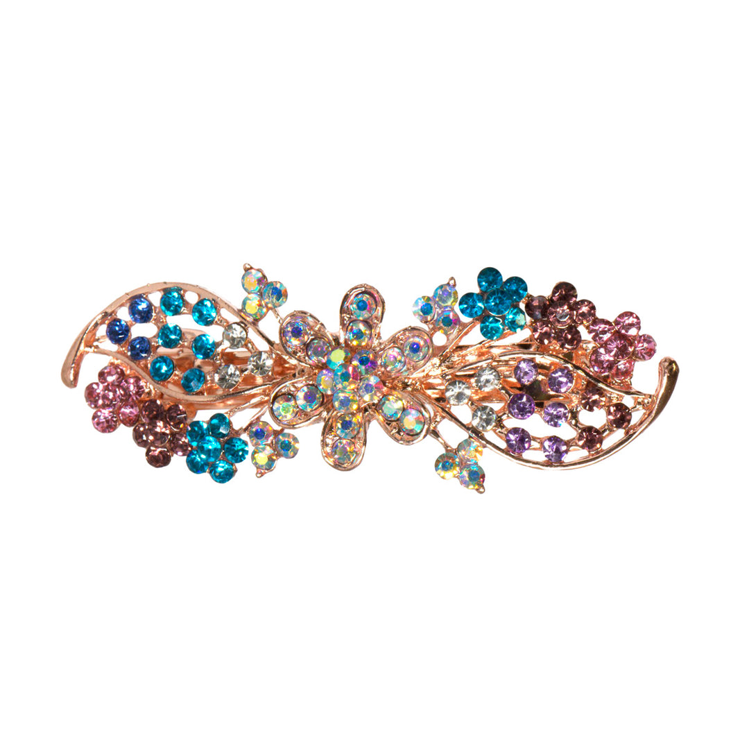 Rhinestone Hair Buckle Flower 1st