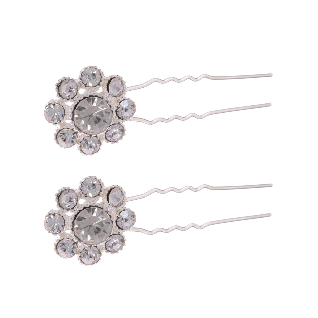 Spiritless rhinestone pin 2cm 2pcs