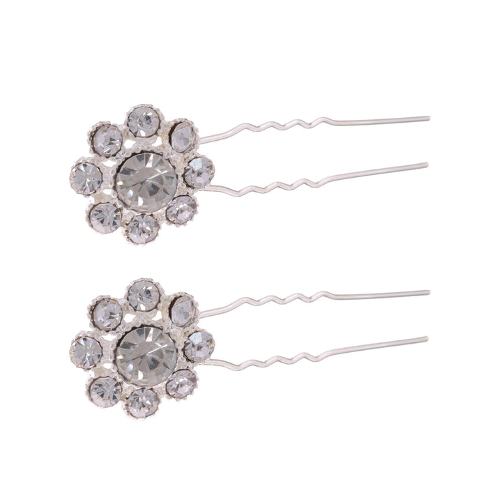 Spiritless rhinestone pin 2cm 2pcs