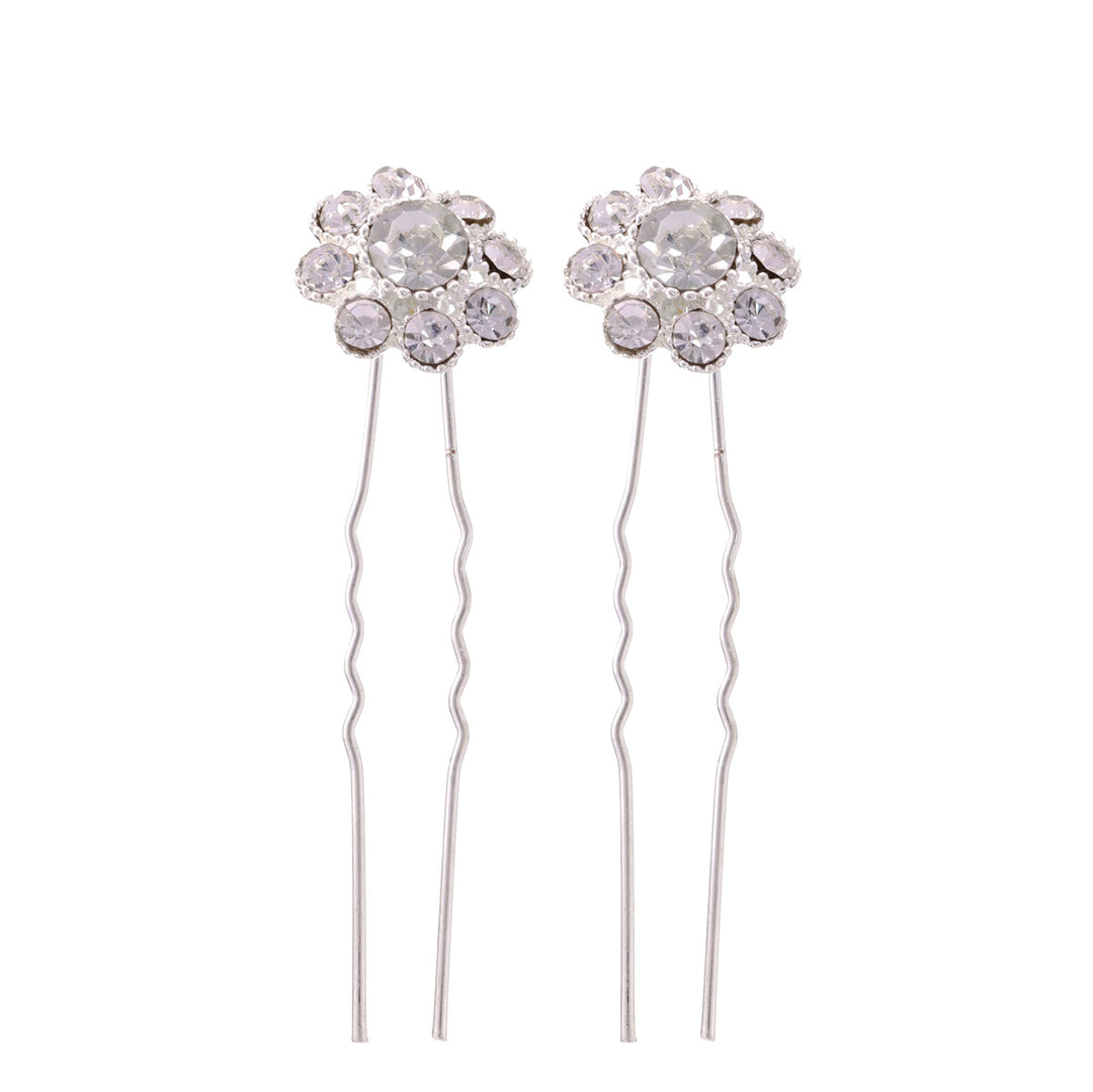 Spiritless rhinestone pin 2cm 2pcs