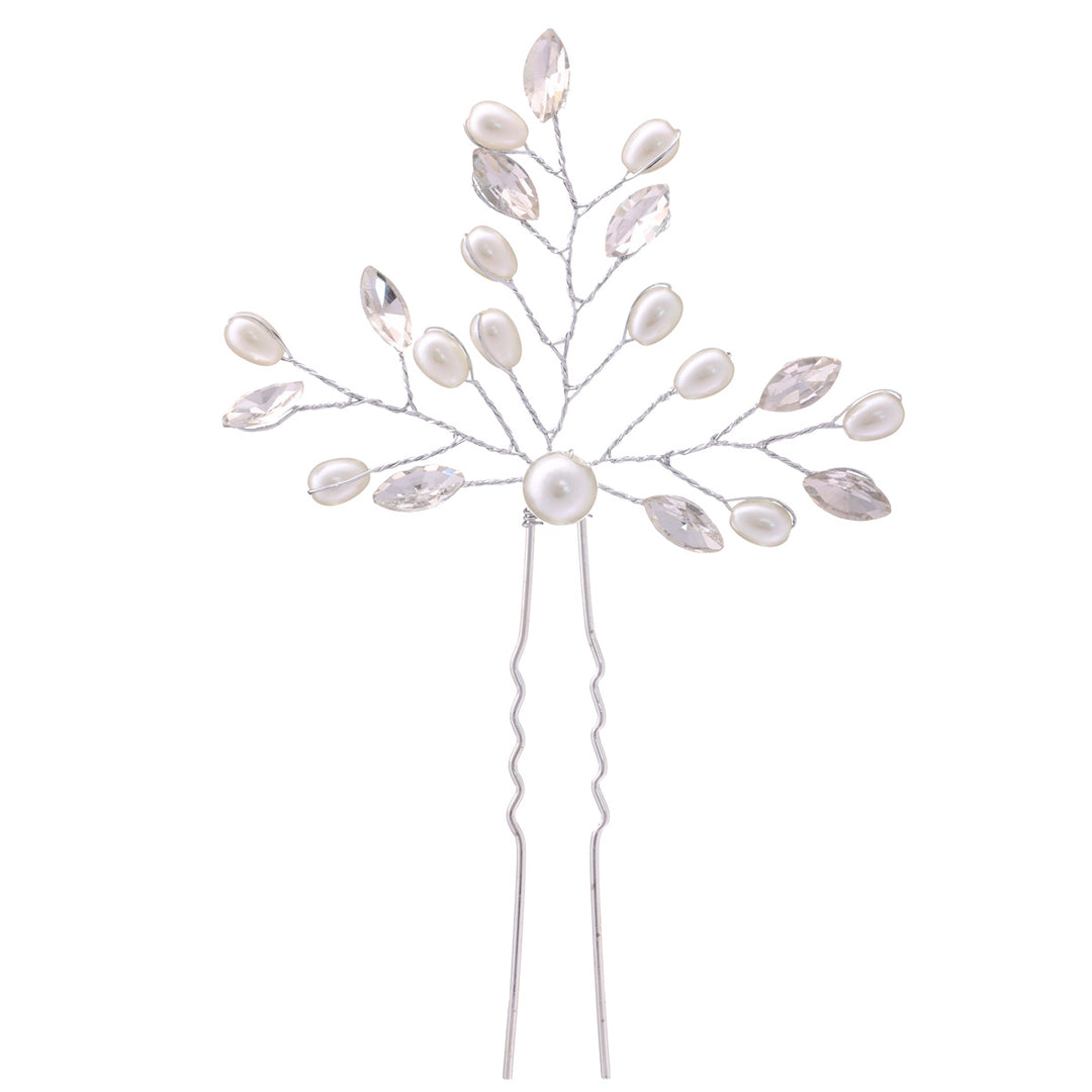 Andlig hårdekoration Rhinestone Pearl 1st