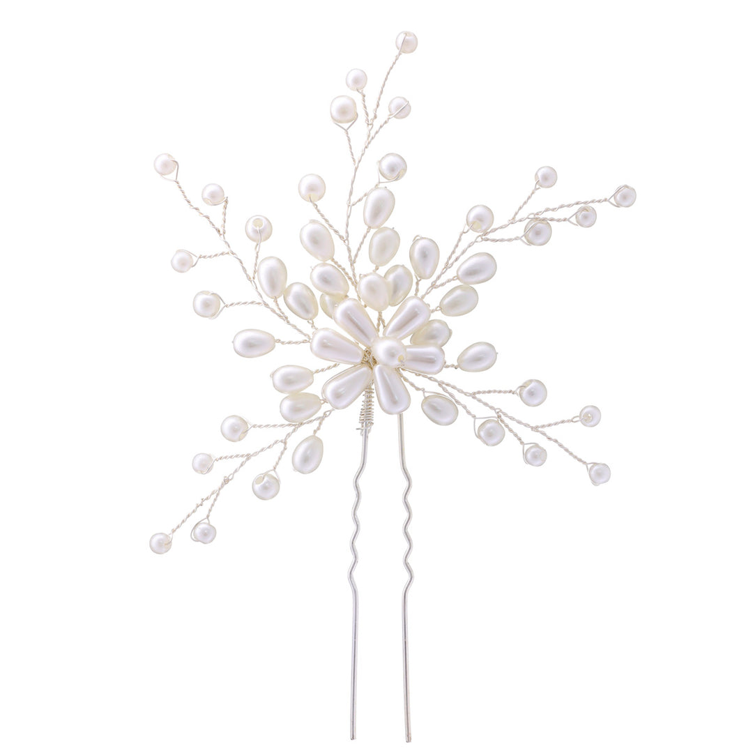 Breathless hair ornament pearl flower 1pc