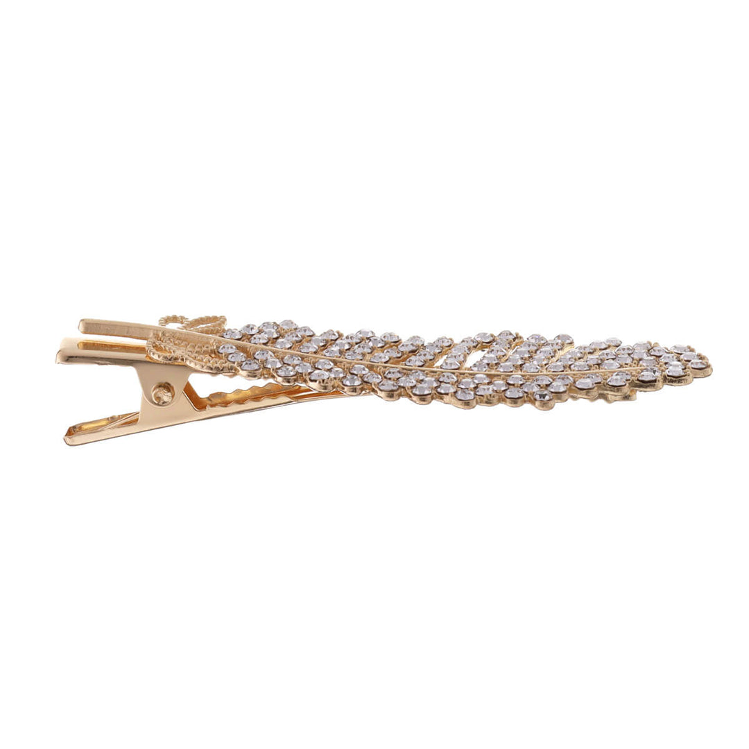 Rhinestone Feather Hair Clip 1st