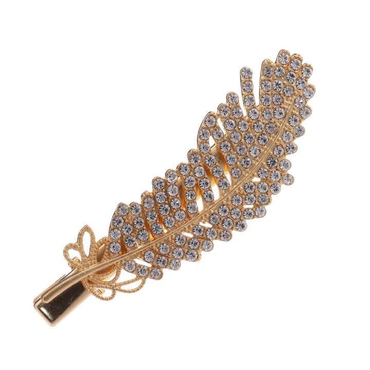 Rhinestone Feather Hair Clip 1st