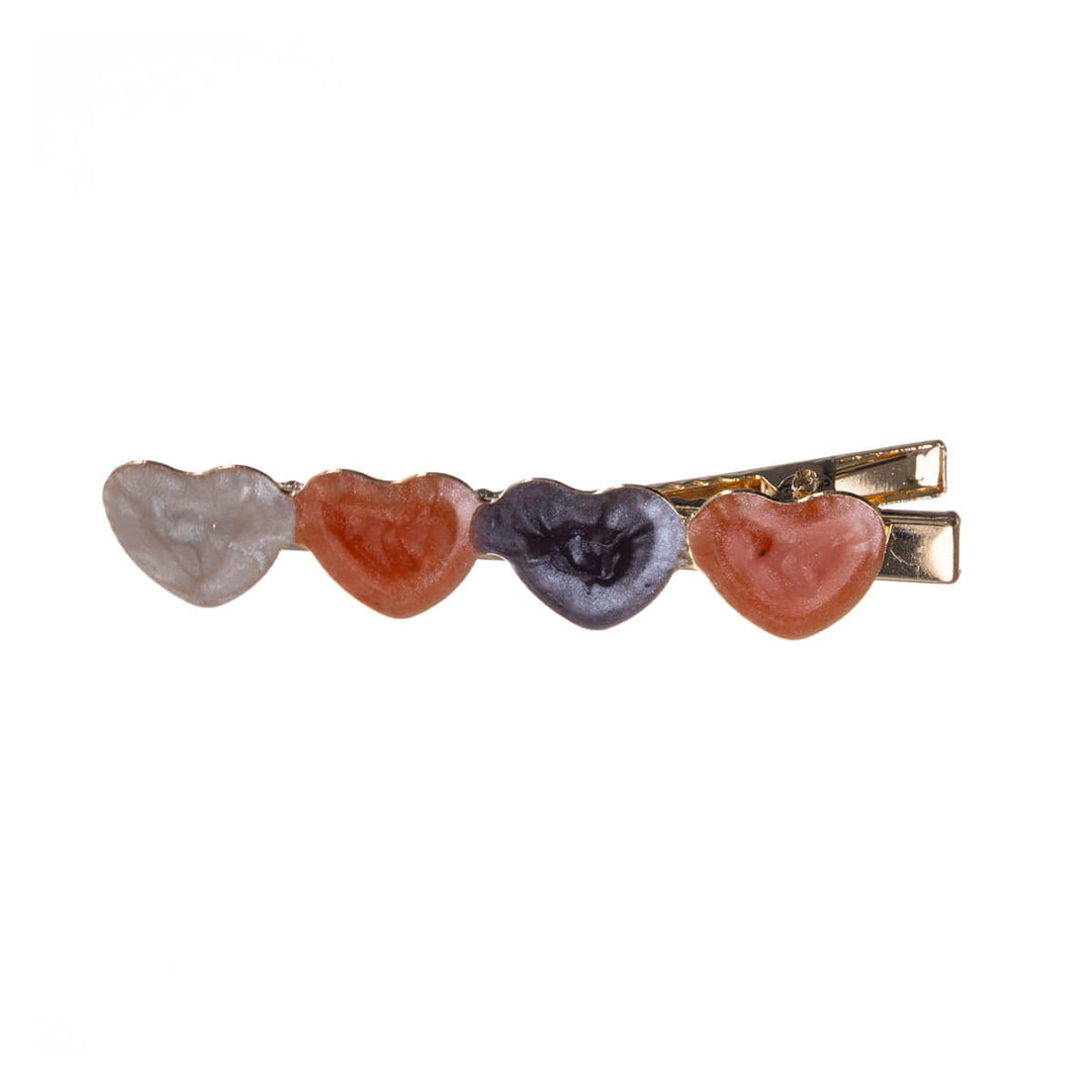 Heart hair clip 1pcs