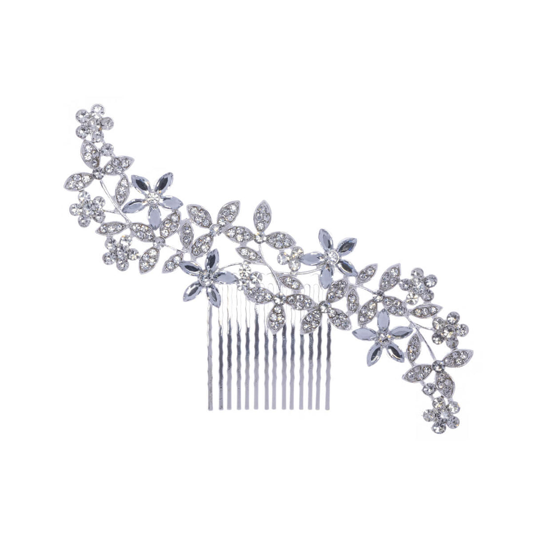 Floral hairband for combing side comb 1pc