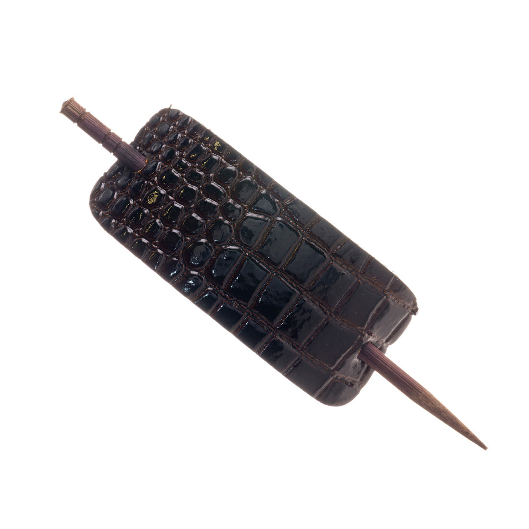 Leather imitation hair buckle 1pcs