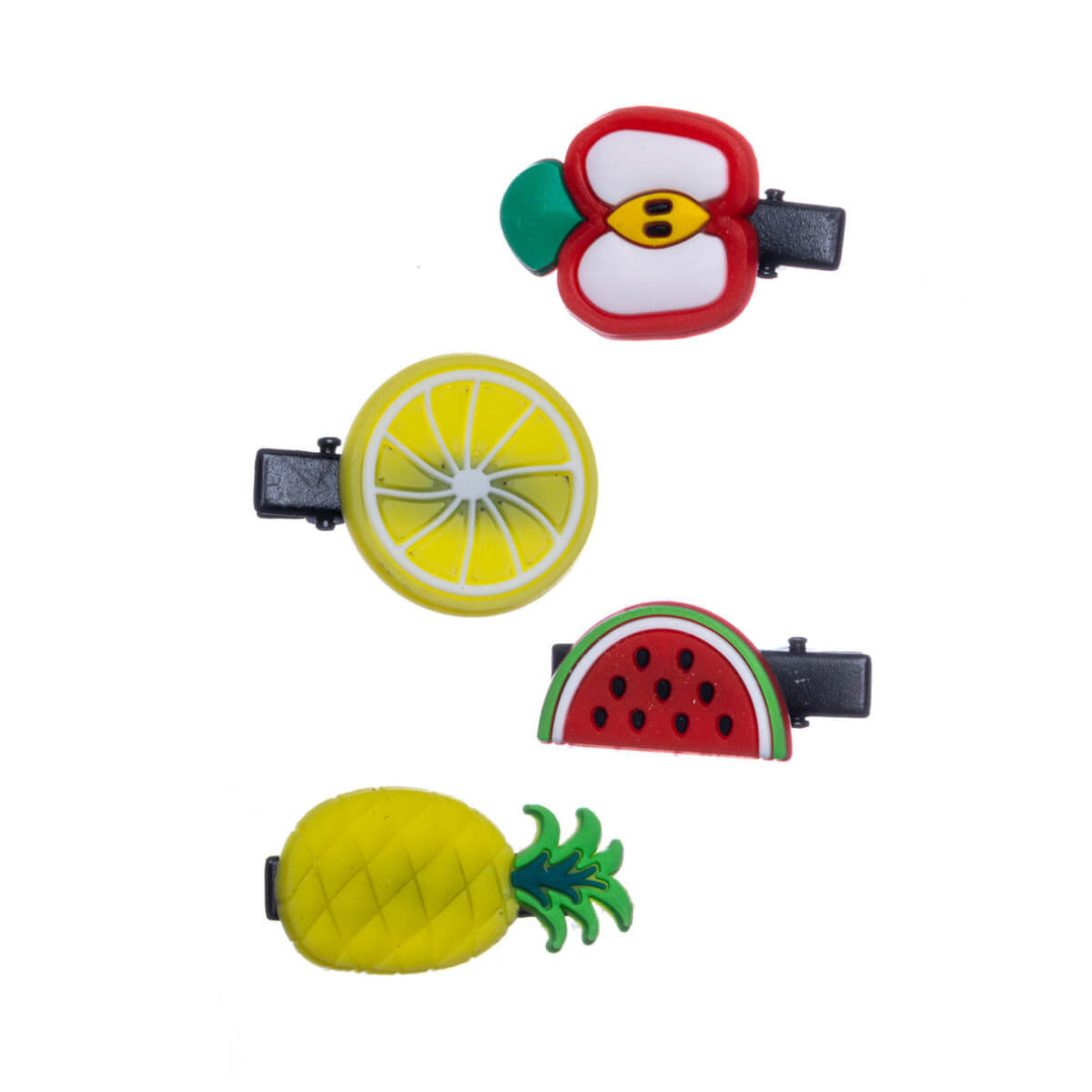 Children's fruit hair clips 4pcs