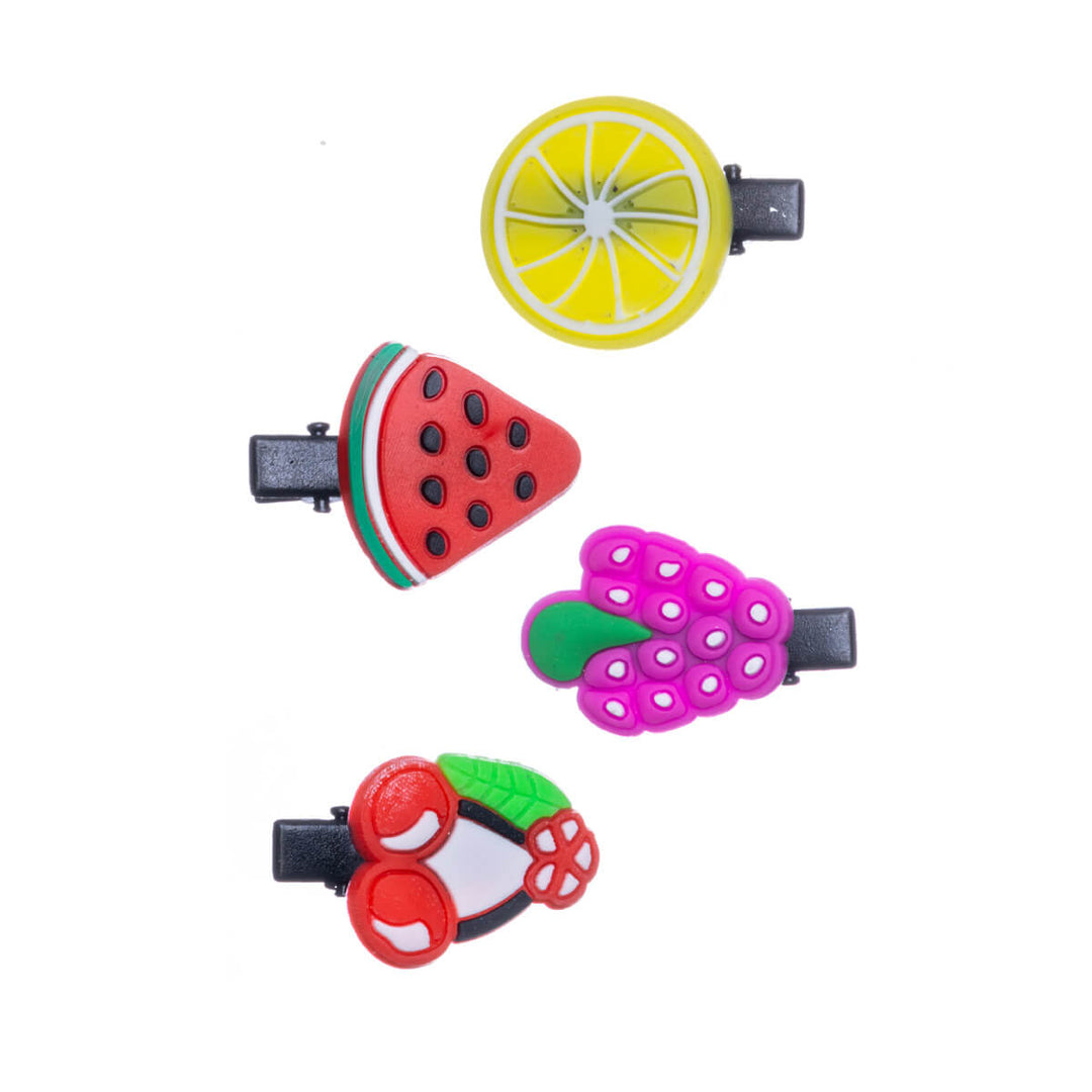 Children's fruit hair clips 4pcs