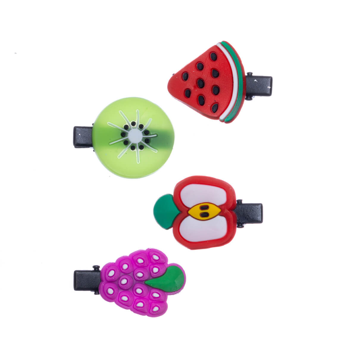 Children's fruit hair clips 4pcs