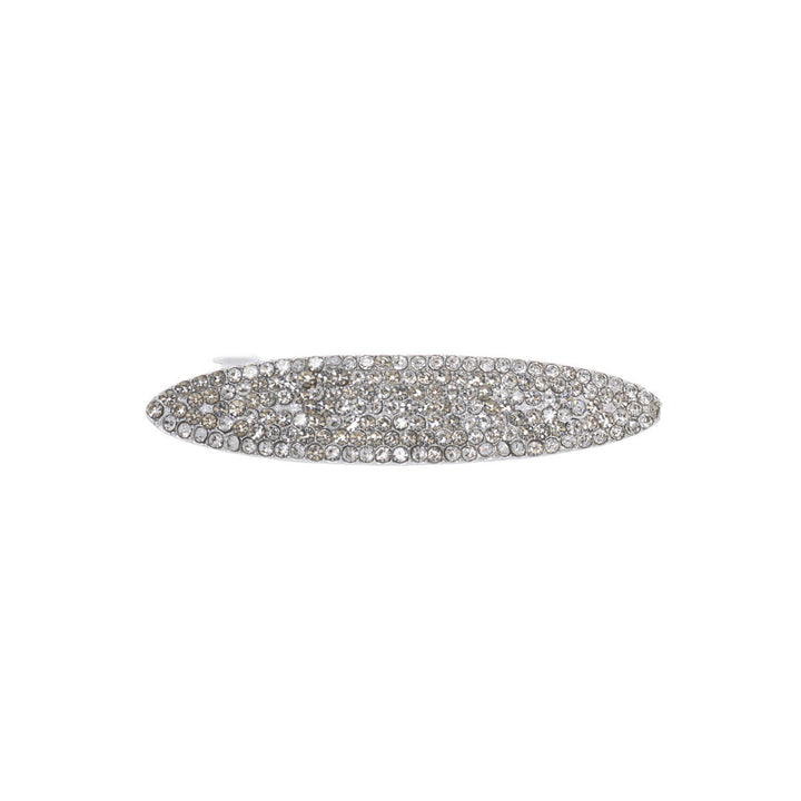 Oval rhinestone hair clip 1pc