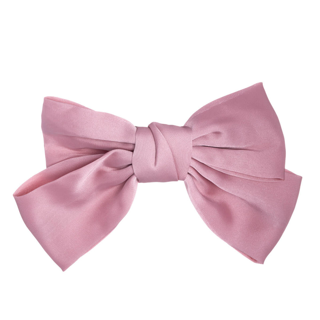 Big satin hair bow hair clip 15cm