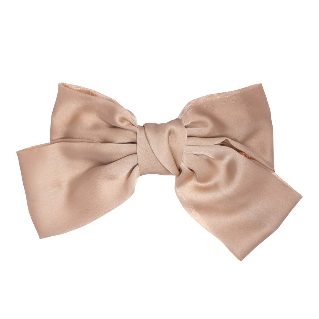 Big satin hair bow hair clip 15cm