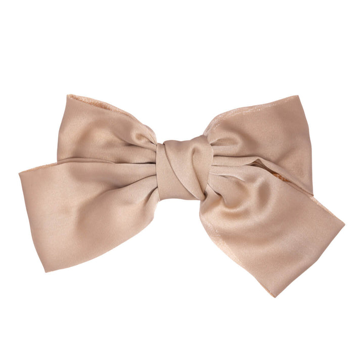 Big satin hair bow hair clip 15cm