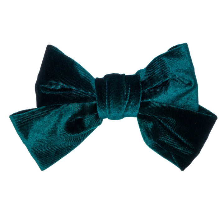 Big velvety hair bow hair clip 16cm