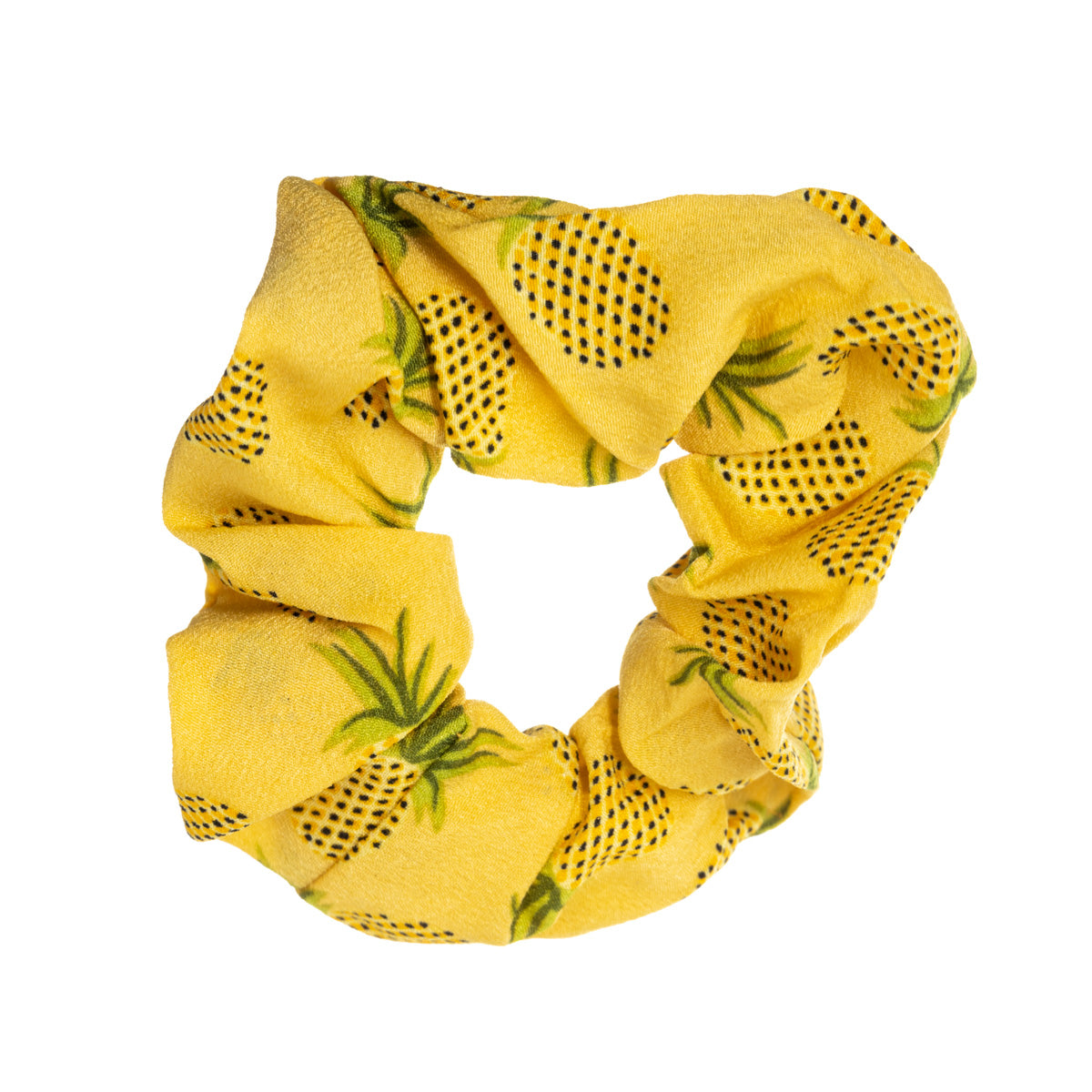 Ananas scrunchie hår tunga Ø 10 cm