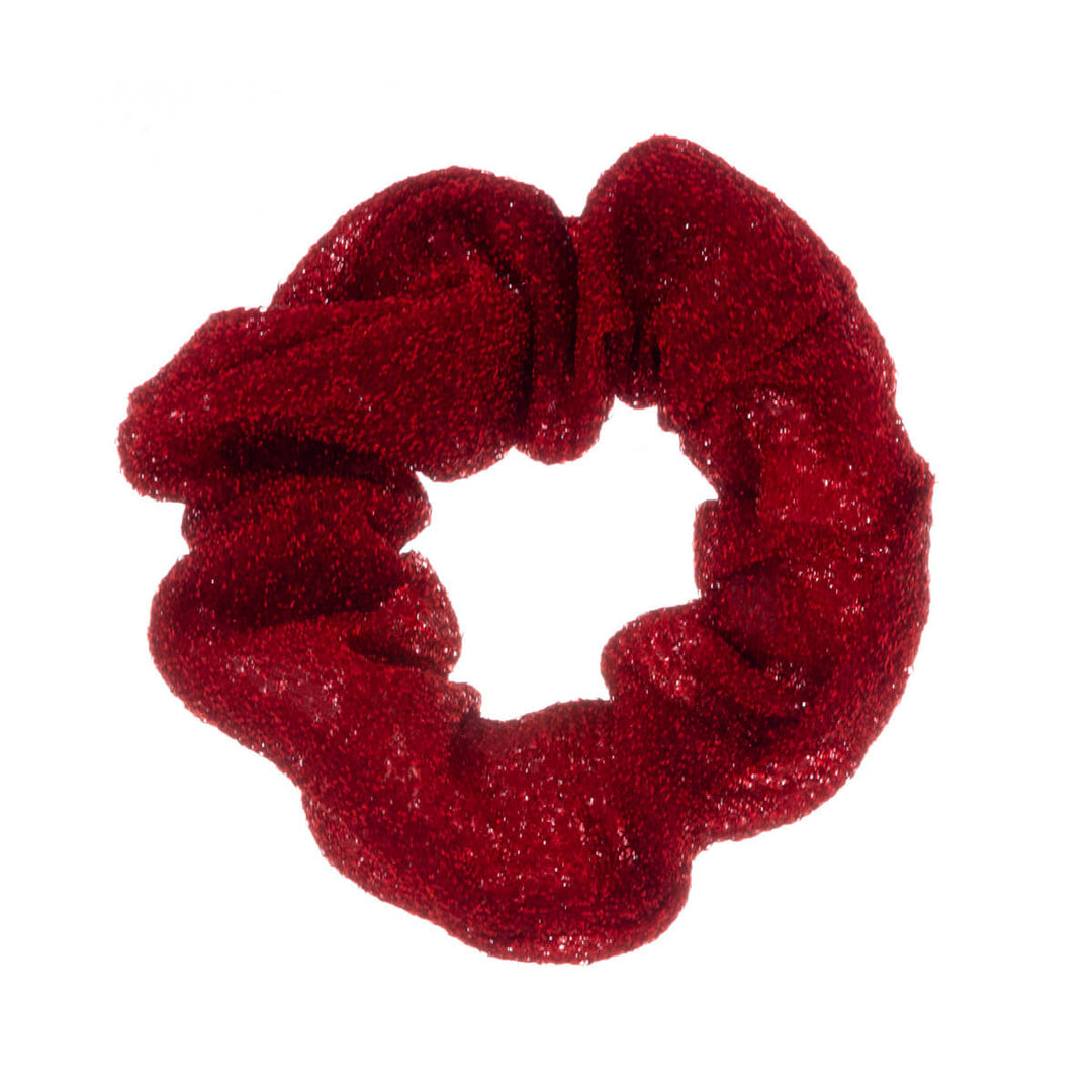 Glittrande scrunchie hår tonnits Ø 8 cm
