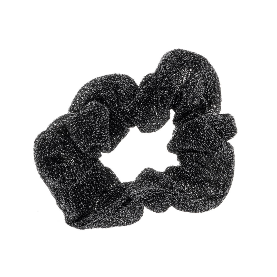 Glittrande scrunchie hår tonnits Ø 8 cm