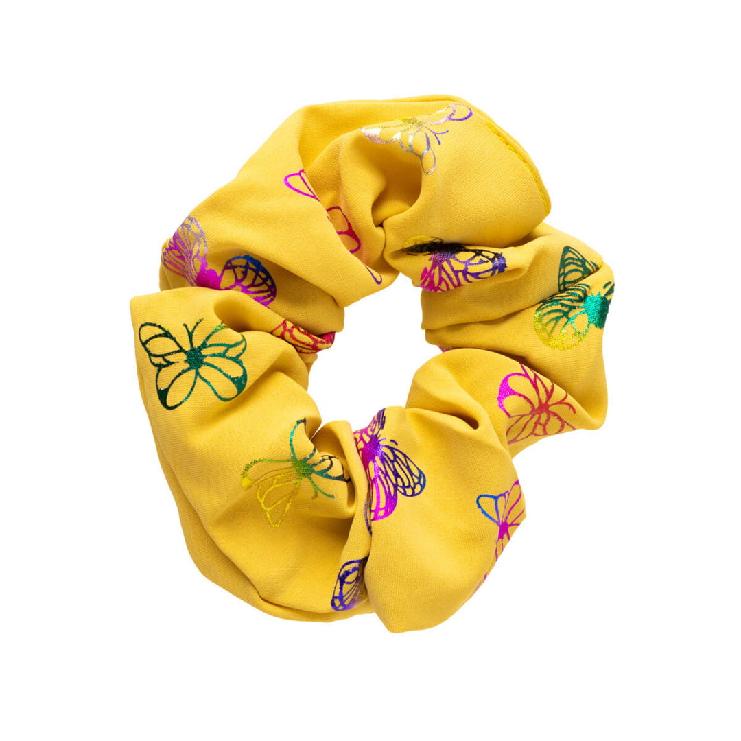 Fjärilsmönstrad Scrunchie Hair Donut Ø 10 cm