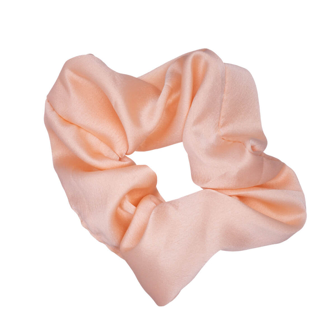 Satin scrunchie hår ton Ø 10 cm