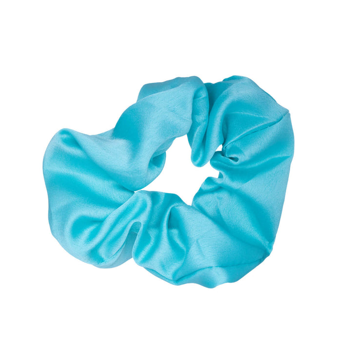 Satin scrunchie hår ton Ø 10 cm