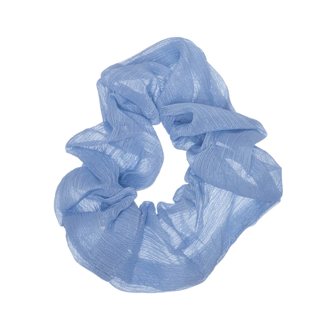 Gnistrande scrunchie hår munk 10cm