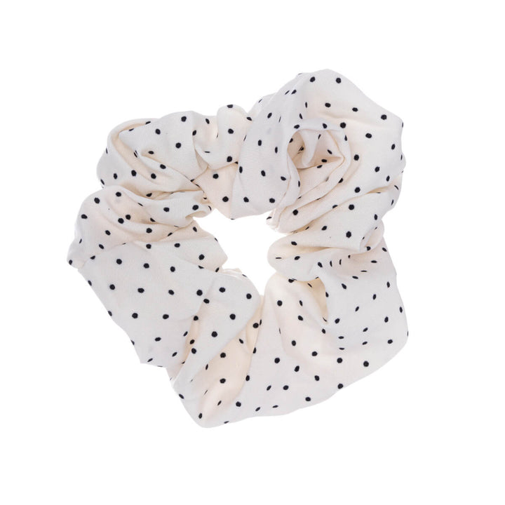 Ett prickat scrunchie hår kommer att Ø 10 cm