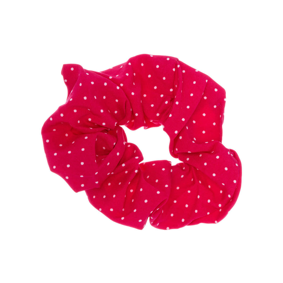 Ett prickat scrunchie hår kommer att Ø 10 cm