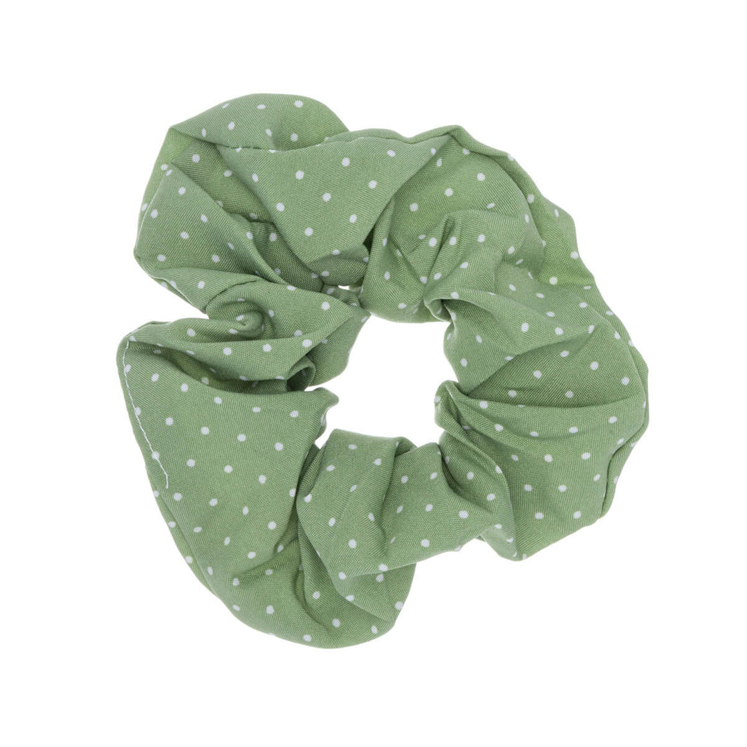 Ett prickat scrunchie hår kommer att Ø 10 cm