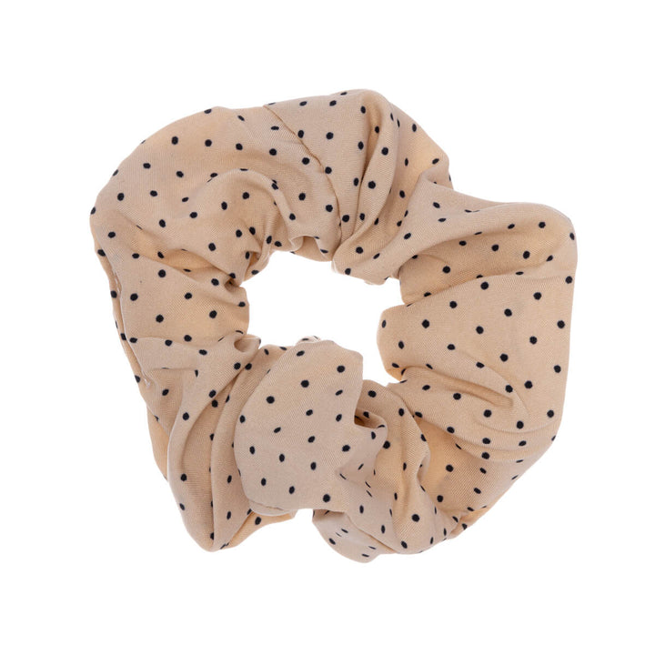 Ett prickat scrunchie hår kommer att Ø 10 cm