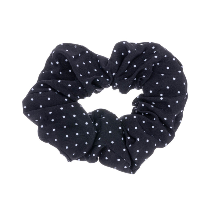 Ett prickat scrunchie hår kommer att Ø 10 cm