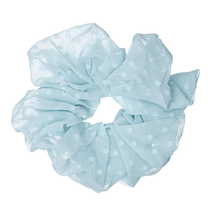 Dotted gauze giant scrunchie hairpin ø 15cm