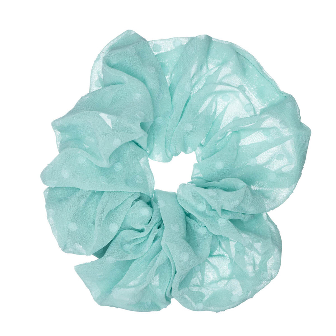 Prickig gasväv jätte scrunchie hårnål ø 15cm