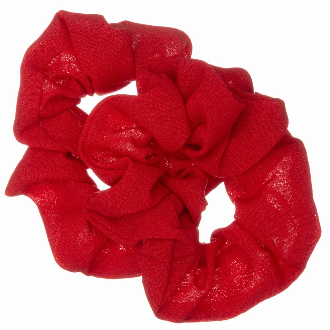 Monokrom liten scrunchie hårnål ø7cm 2st