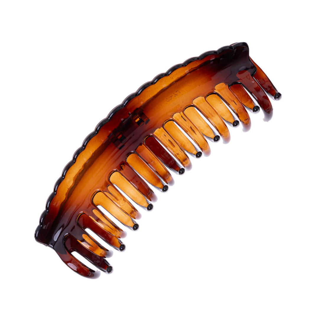 Curved giant shark tooth hair clip 14,5cm