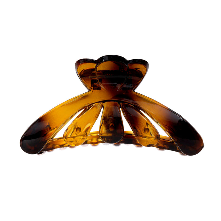 Curved patterned shark tooth 9,7cm 1pc