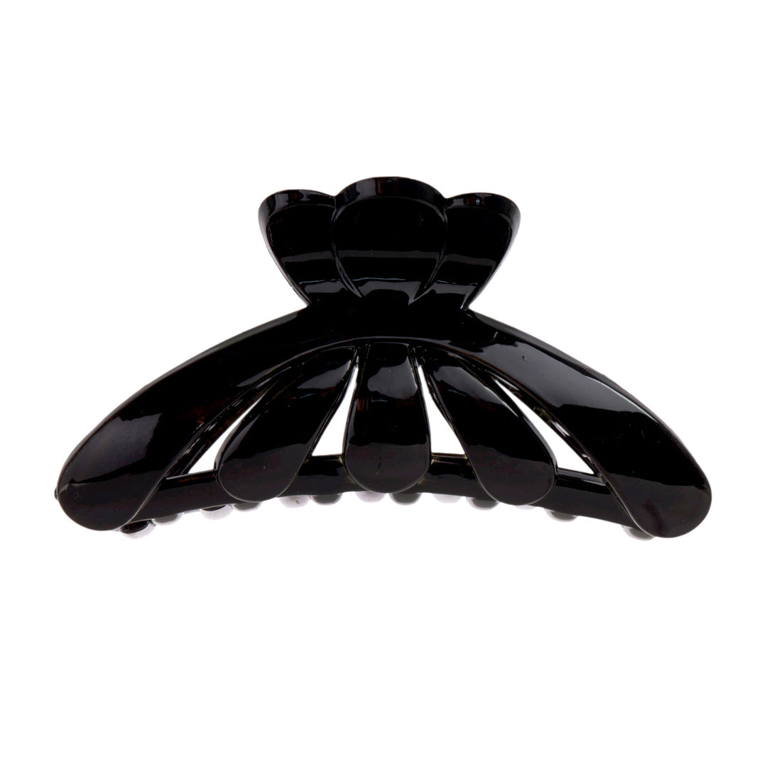 Curved patterned shark tooth 9,7cm 1pc