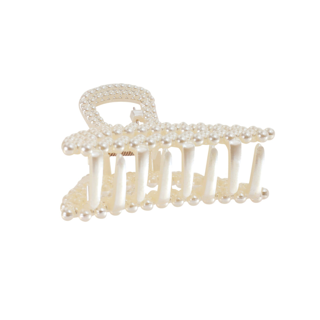 Krökt pärla hain tand 7,9 cm 1 st