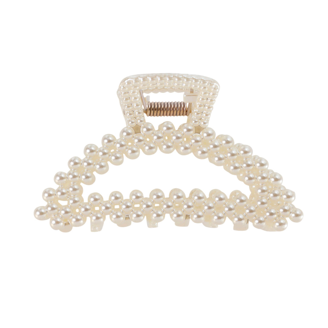 Krökt pärla hain tand 7,9 cm 1 st