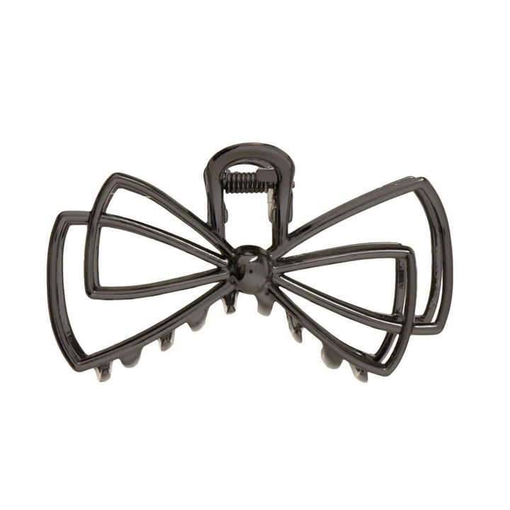 Rosette metal shark tooth clip 8,4cm