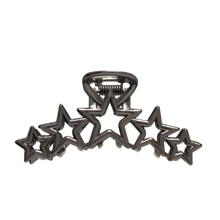 Stjärnor Metallic Shark Tooth Clip 8cm