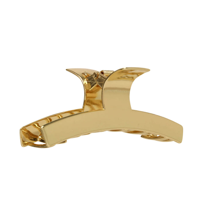 Flat curved metal shark tooth clip 9,8cm