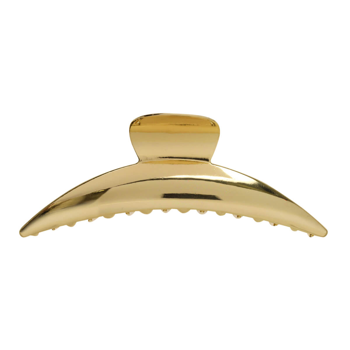 Flat curved metal shark tooth clip 11,4cm