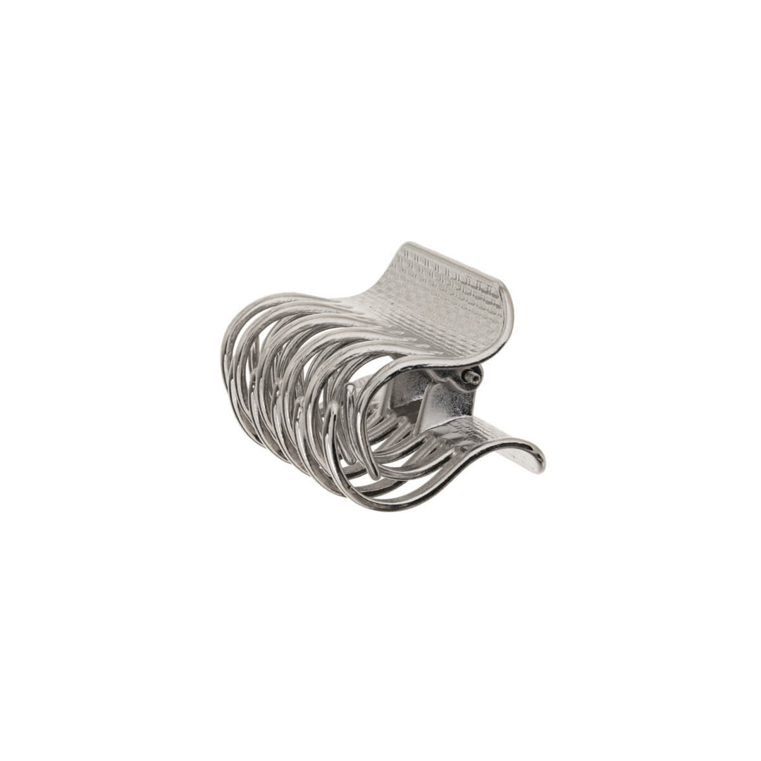 Small angled metal shark tooth clip 4,5cm