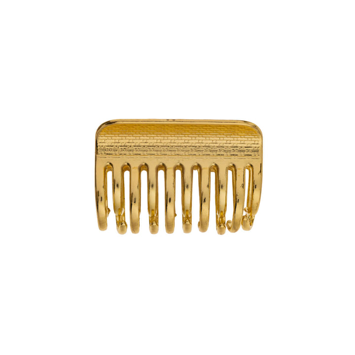 Small angled metal shark tooth clip 4,5cm